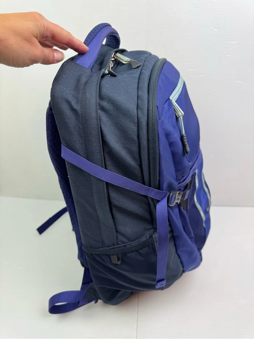 The North Face Recon NF00CLG3 Backpack Purple Blue Large Fits 15